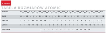 Новый ATOMIC HAWX 1.0 70w размер 23.5/36.7 ......[e16]