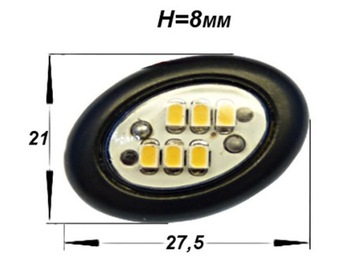 LED do oświetlenia Łódź Jacht LAMPA Moduł z TASMA