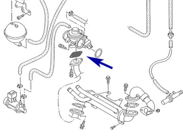 Zaślepka EGR VW Audi Skoda Seat Ford 1.9 2.5 TDI