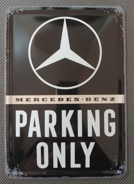 Открытка Металлический знак MERCEDES-BENZ PARKING