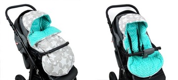 BabyLux MINKY SPRING СПАЛЬНЫЙ МЕШОК ДЛЯ КОЛЯСКИ 90СМ N 14