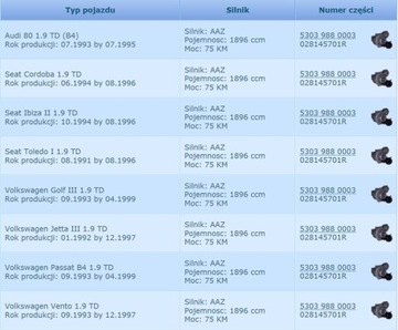 фото thumb №6, Турбіна vw passat b4 vento golf 3 jetta 1.9 td 75