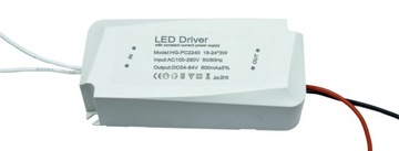 DRIVER LED 72Вт 600мА 54-84В источник питания 18-24 x3Вт