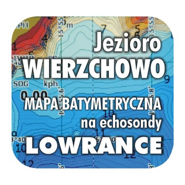 Батиметрическая карта озера Вержхово Lowrance BG