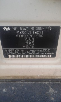 фото thumb №9, Капот крыло бампер pas subaru outback iii 37j