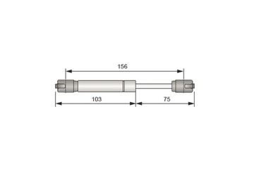 ПРИВОД ПОДЪЕМНИКА КАПОТА MINI SHORT 180N