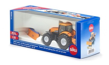 SIKU 2940 NEW HOLLAND С ПЛУГОМ И ШЛИФОВАЛЬНОЙ МАШИНОЙ 1:50