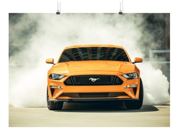 ПОСТЕР MUSTANG AUTO FORD 90x60 СМ, 12 ДИЗАЙНОВ МАТОВЫЙ