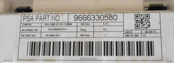 фото thumb №6, Citroen c5 iii 2,0hdi счетчик europa 9666330580