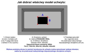 Вешалка-держатель ПОВОРОТНЫЙ ТВ 32–80 ДЮЙМОВ SAMSUNG LG SONY