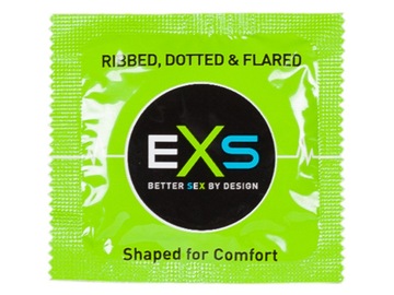 EXS Extreme 3 in 1 prezerwatywy prążkowane 100 szt