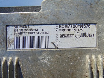 КОМПЬЮТЕР S115303204C 7700114576 8200019879 RENAULT