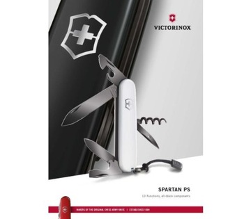 Нож карманный VICTORINOX Spartan PS, черный 1.3603.3P