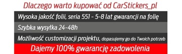 Наклейки Mini Cooper в шахматном порядке по бокам ВЫСОТА КАЧЕСТВО