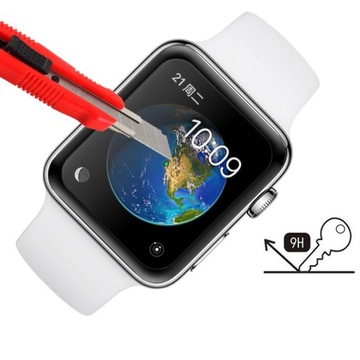 СТЕКЛО ПОЛНОЭКРАННОЕ 3D +AKC ДЛЯ APPLE WATCH 1/2/3 42мм