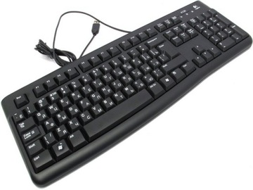 Logitech Keyboard K120 Ukrainian black