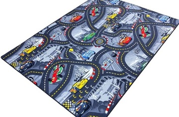 КОВЕР DISNEY CARS CITY STREETS 200x150 GREY CARS