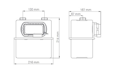 Газовый счетчик METRIX UG G4 L-130