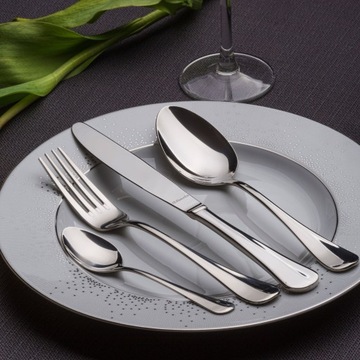 AMEFA SZTUĆCE BAGUETTE 8440 GRUBE LUX DO GASTRONOMII 60 OSÓB + WIDELCZYKI