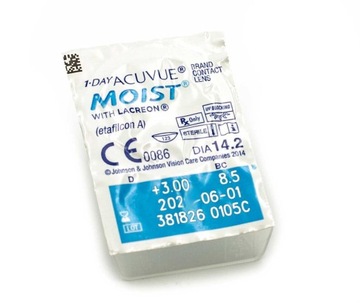 1-DAY ACUVUE MOIST 30шт -6,00 8,5