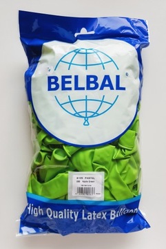 Воздушные шары Belbal 12 дюймов Apple Green 008/Apple Green, 100 шт.