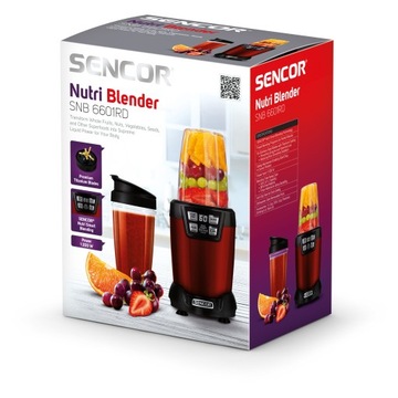 Блендер Nutri Smoothie Sencor SNB6601R 1200 Вт SMART