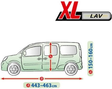 STRONG Брезентовый чехол Мембрана FIAT DOBLO MAXI