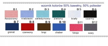 Fartuch medyczny 3/4 rękaw PRODUCENT 10 kol r.3XL