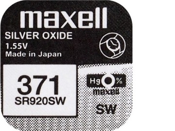 10 СЕРЕБРЯНЫХ АККУМУЛЯТОРОВ MAXELL SR 920 SW 371 SR69