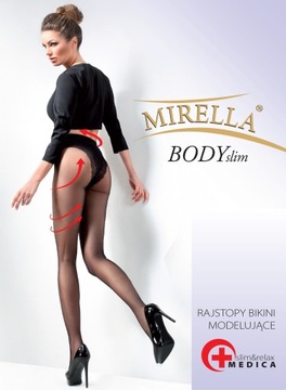 Колготки MIRELLA Body slim Shaping Bikini Lycra 20 den размер 2/M Nero