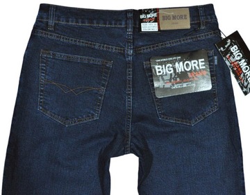 Spodnie męskie dżinsowe jeans Big More BM002 L32 pas 106 cm 43/32