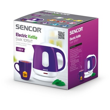 Электрический чайник Sencor SWK 1015VT фиолетовый 1л