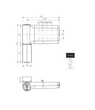 zawias drzwi 120kg PVC KOLOR RAL 9016 BIALY JAKOŚĆ BDB 15,5 mm UNIWERSALNY