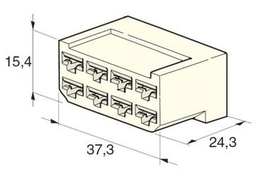 РАЗЪЕМ 8 PIN OK-8 OK8 OP-8 OP8 B