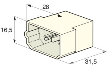 ЭЛЕКТРИЧЕСКИЙ РАЗЪЕМ 4-КОНТАКТНЫЙ OK-4 OK4