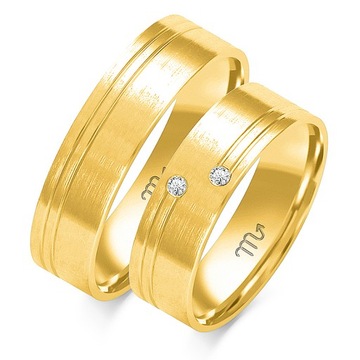 ZŁOTE OBRĄCZKI Z BRYLANTAMI SI/H 1,5mm id O-88A