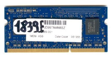 СДЕЛКА DDR3 ELPIDA 4 ГБ 1Rx8 PC3L-12800S-11-12-B4