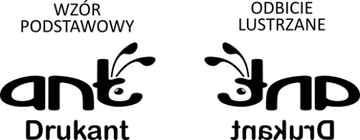 Wodoodporne naklejki napisy LITERY / CYFRY samoprzylepne 9 cm