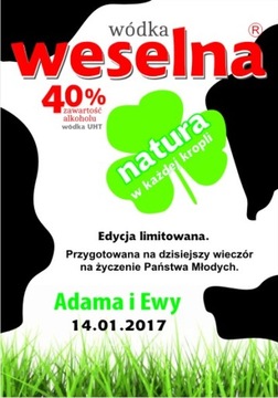 СВАДЕБНЫЕ НАКЛЕЙКИ ДЛЯ ВОДКИ СВАДЕБНЫЕ ЭТИКЕТКИ 8 шт.