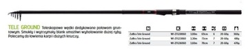 JAXON WEDKA ZAFFIRA TELE GROUND 3,3 м 20-60 ГР НОВИНКА