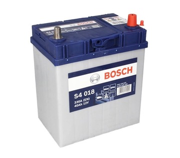 Аккумулятор 12В 40Ач 330А S4018 BOSCH S4