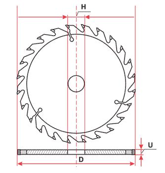 WIDIA I-C 185/20-16 T60 ПИЛА ПО ДЕРЕВУ