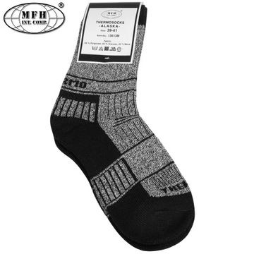 ALASKA Thermal Trekking SOCKS Серые 42-44