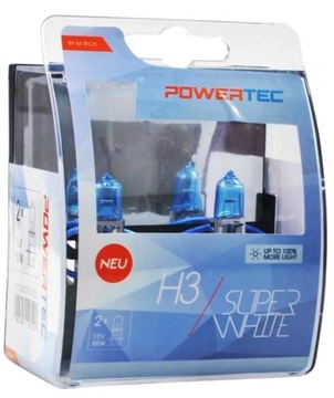 Лампа M-Tech 12V H3 55W PK22S SUPER WHITE DUO