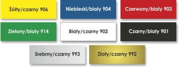 BRELOKI DO KLUCZY HOTELOWYCH - SZATNI DWUSTRONNE