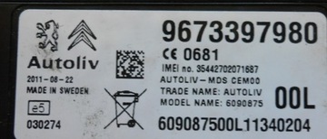 CITROEN C5 III МОДУЛЬ BLUETOOTH 9673397980 КАБЕЛЬ