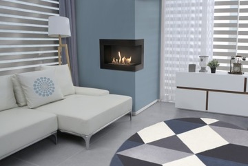 BIOKOMINEK TUV narożny DELTA prawa 1200x280 czarny