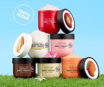 THE BODY SHOP Клубничный йогурт для тела STRAWBERRY BODY YOGURT 200 мл