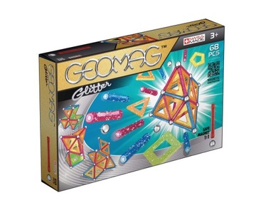 GEOMAG Panels Glitter klocki magnetyczne GEO-533