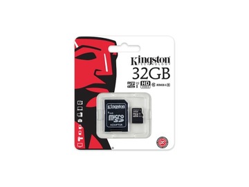 КАРТА ПАМЯТИ KINGSTON 32 ГБ MICRO класс 10 SDHC